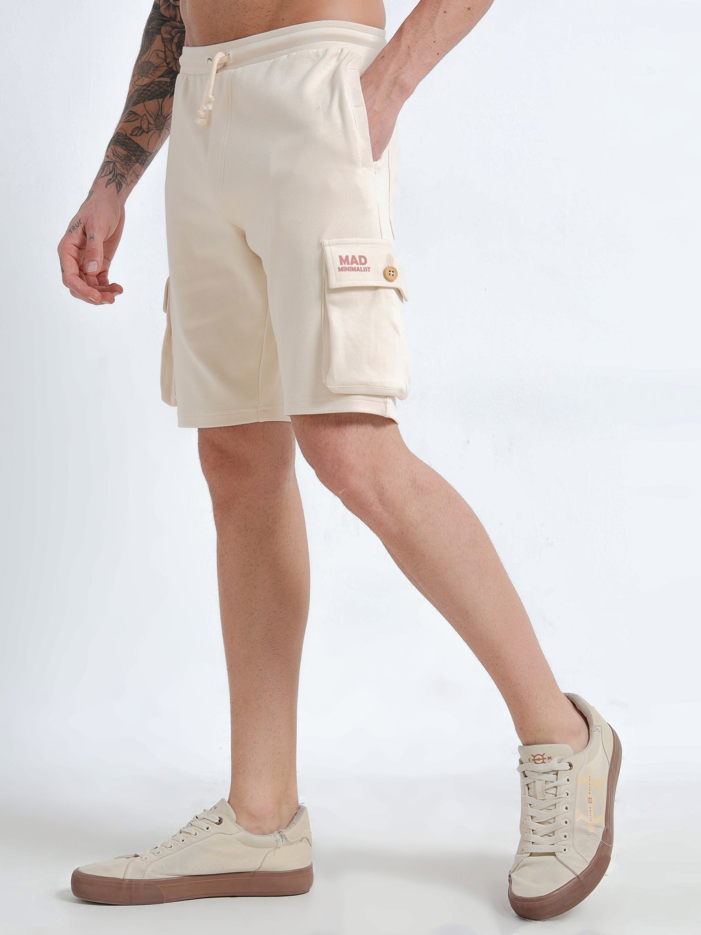 Organic Cotton Utility Wear Men’s Cargo Shorts