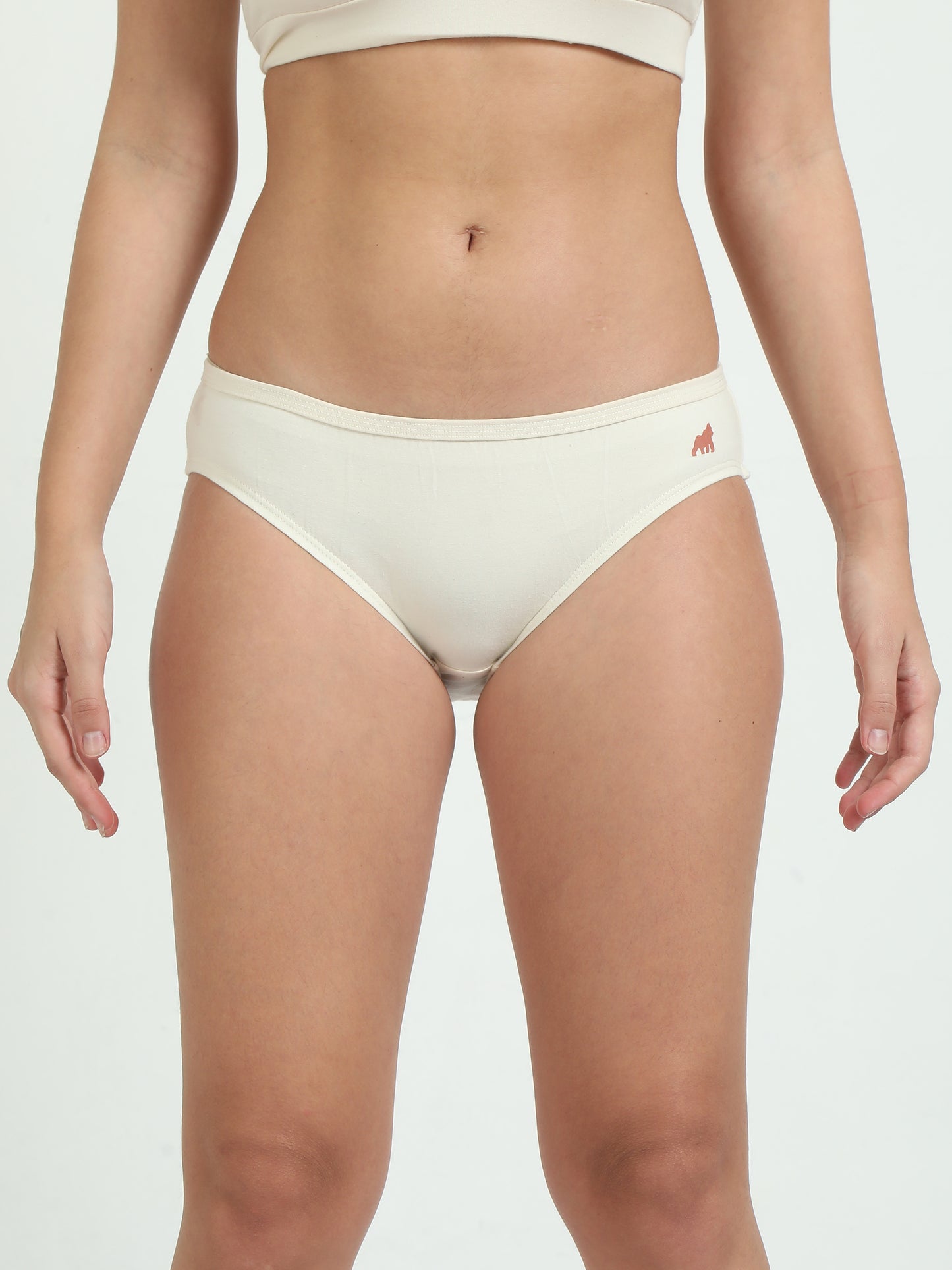 BUY 2 & GET 1 FREE | Cotton Mid Waist Panties – Pure Comfort | Zero Chemical