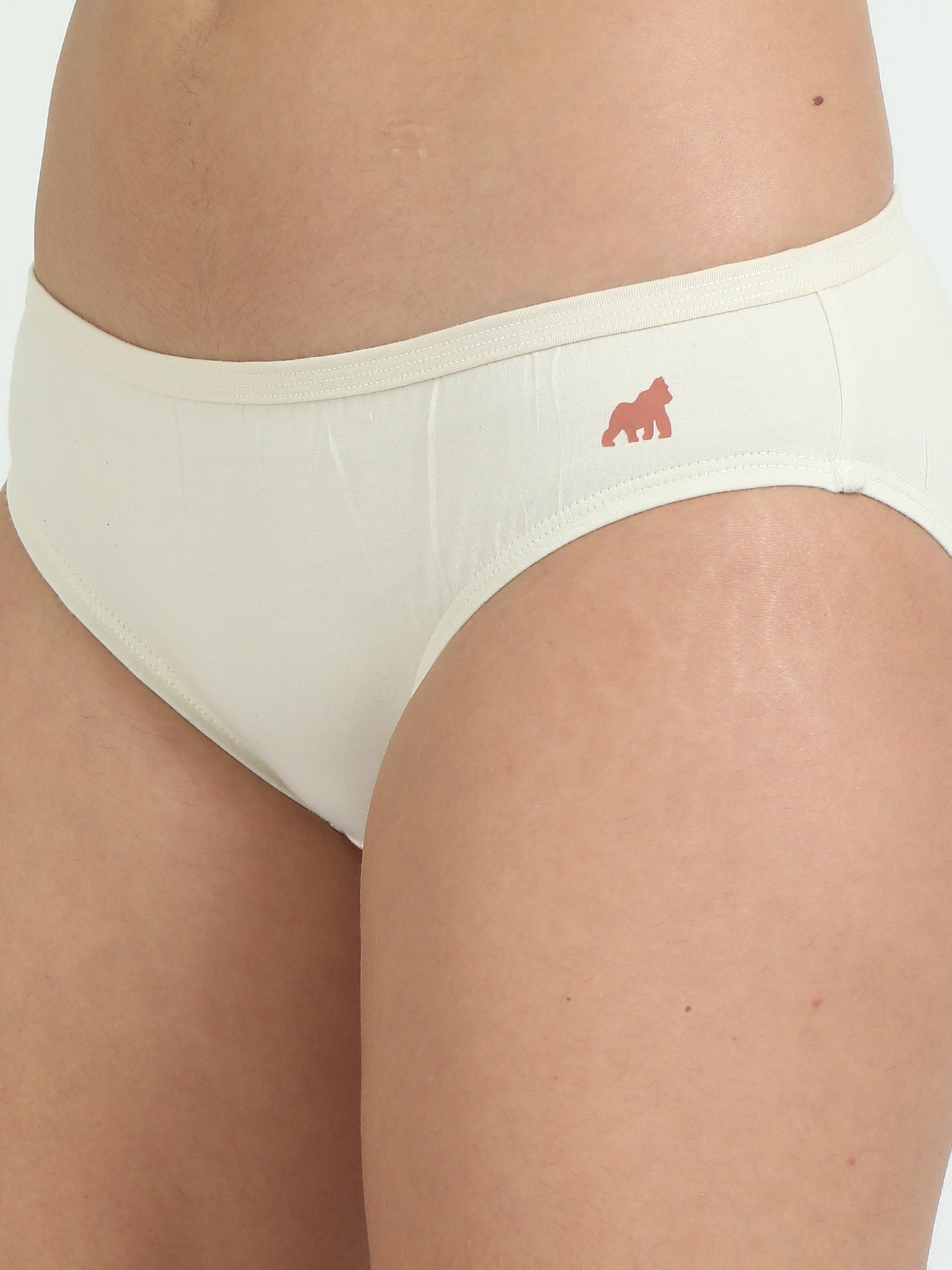 BUY 2 & GET 1 FREE | Cotton Mid Waist Panties – Pure Comfort | Zero Chemical