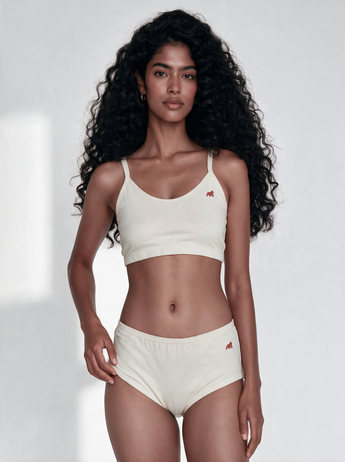 Organic Cotton Boy Shorts for Women | Undyed, Rash-Free