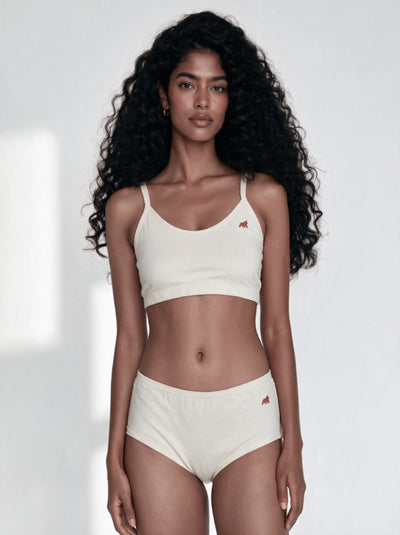 Organic Cotton Training Bra for Women | Soft, No-Itch