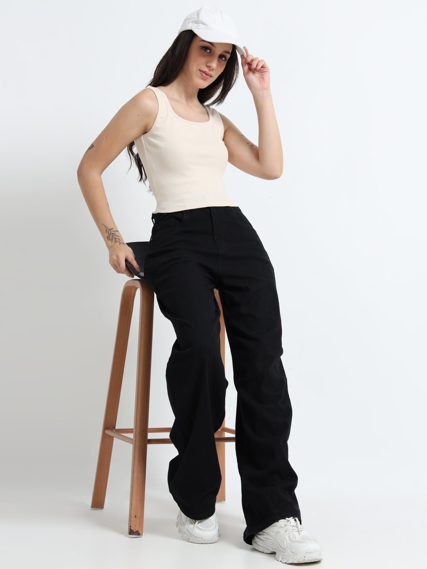 Organic Women’s Square Neck Ribbed Crop Top – Everyday Minimal Essential
