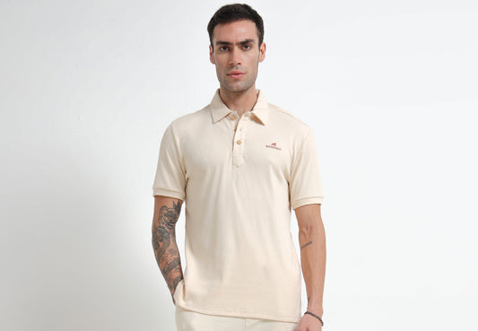 Rib Organic Cotton Men’s Polo Tee