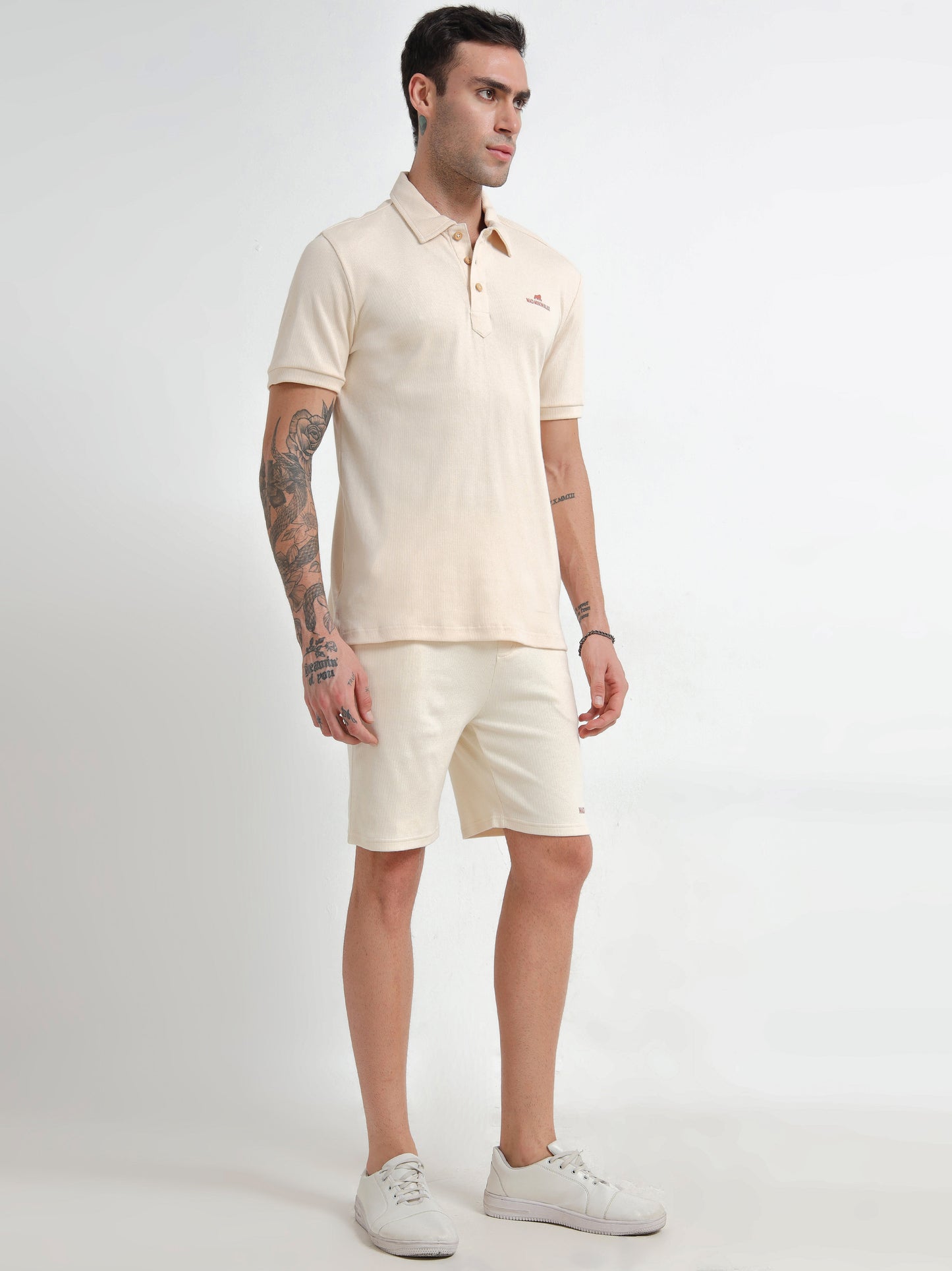 Rib Organic Cotton Men’s Polo Tee