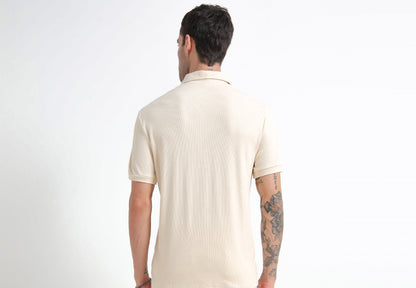 Rib Organic Cotton Men’s Polo Tee