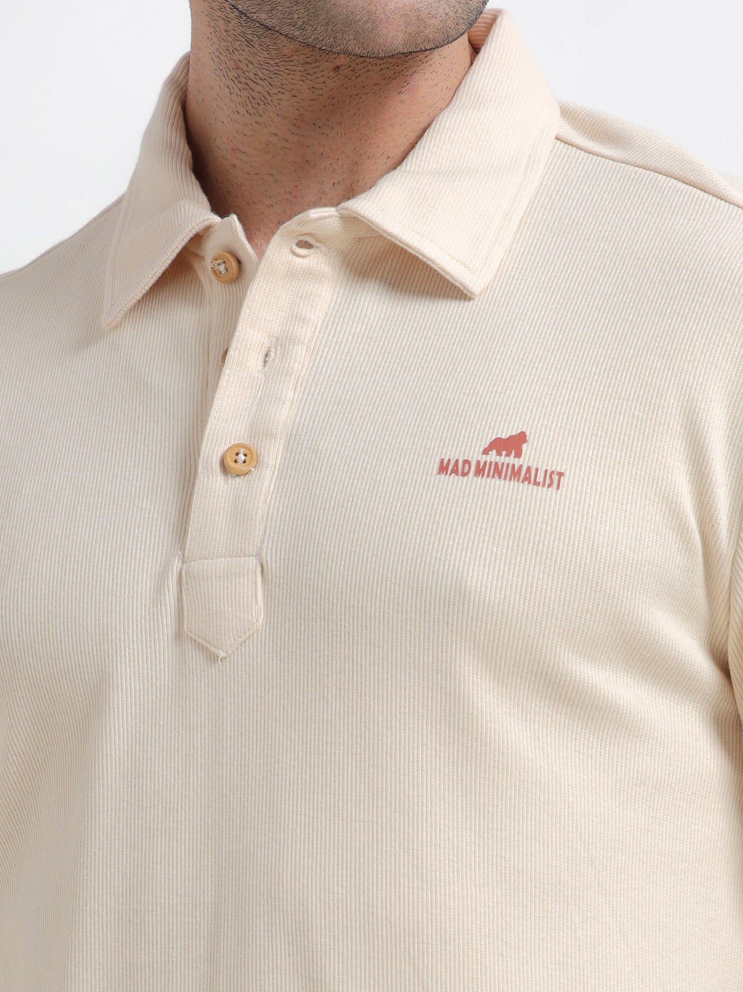 Rib Organic Cotton Men’s Polo Tee