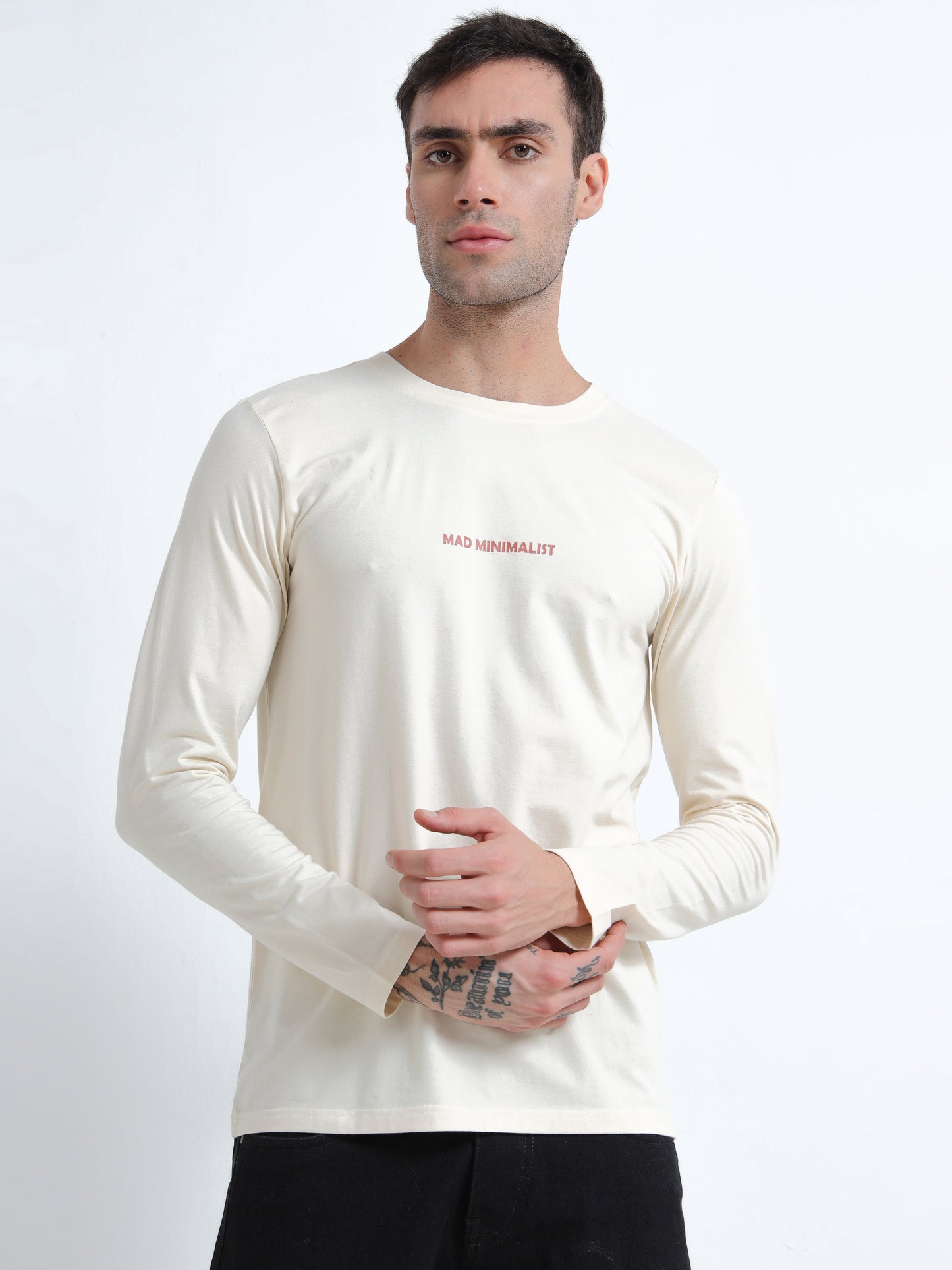 Men’s Long Sleeve Tee – Organic Cotton Minimal Wear