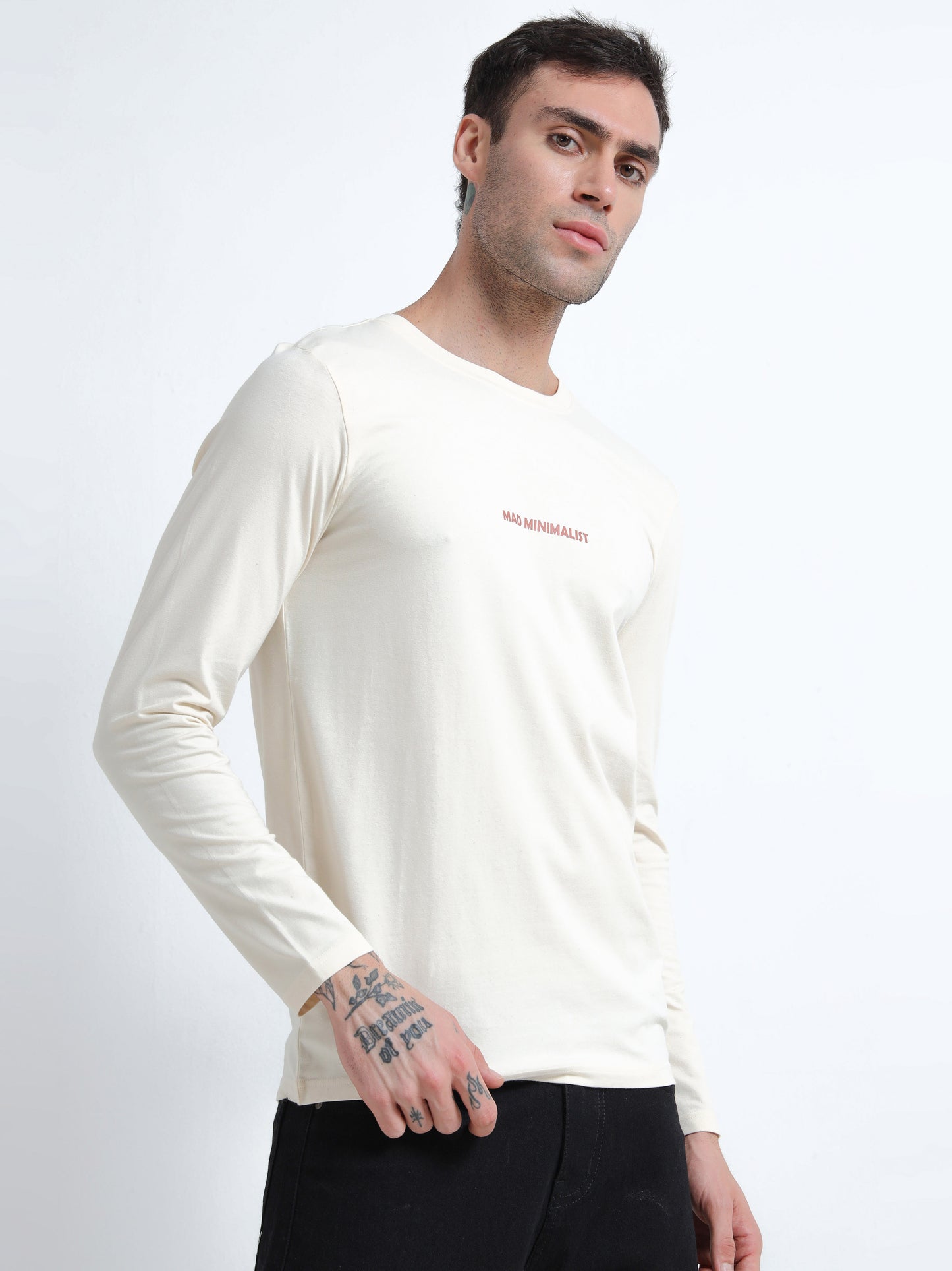 Men’s Long Sleeve Tee – Organic Cotton Minimal Wear