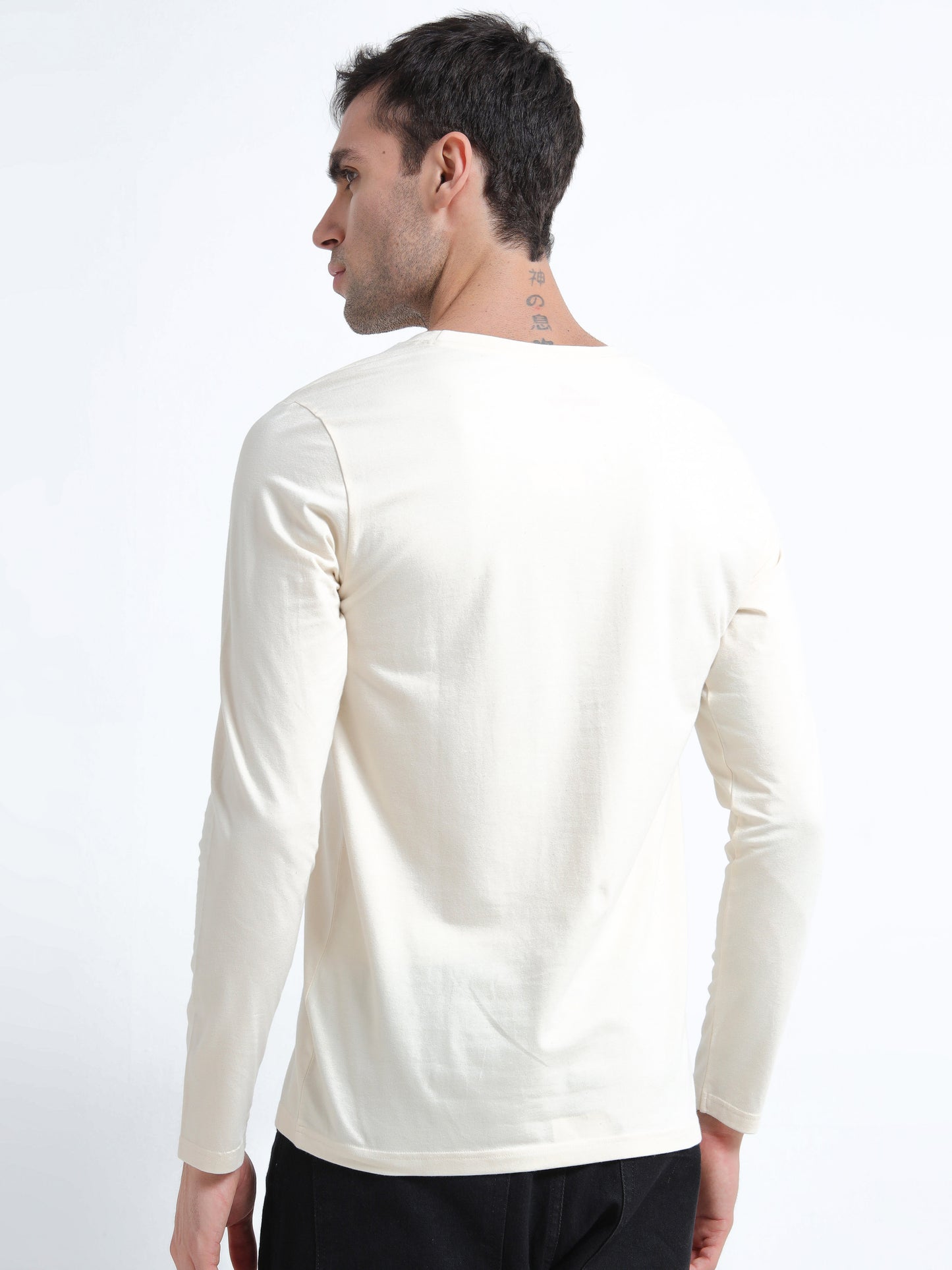 Men’s Long Sleeve Tee – Organic Cotton Minimal Wear