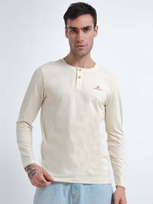 Men’s Henley Tee – Organic Cotton Everyday Wear