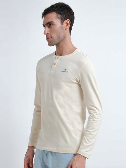 Men’s Henley Tee – Organic Cotton Everyday Wear