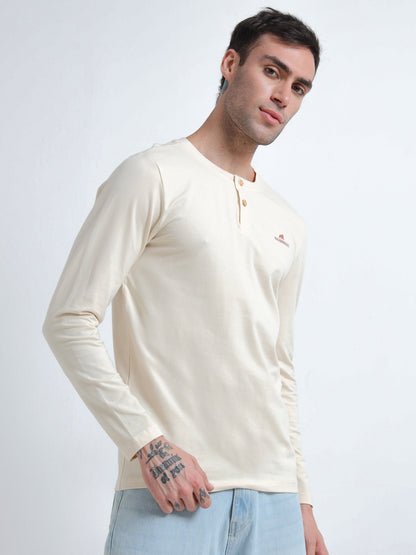 Men’s Henley Tee – Organic Cotton Everyday Wear