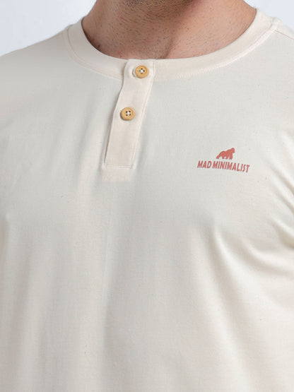 Men’s Henley Tee – Organic Cotton Everyday Wear