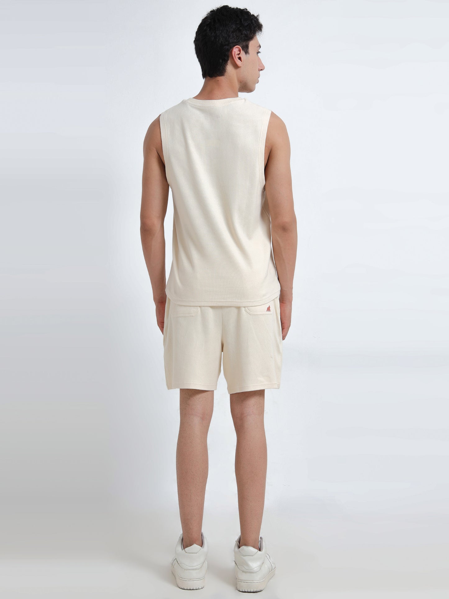Men’s Sleeveless Co-ord Set – Organic Cotton Summer Fit