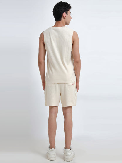 Men’s Sleeveless Co-ord Set – Organic Cotton Summer Fit