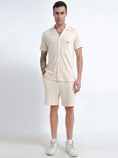 Organic Cotton Cuban Collar Men’s Co-ord Set