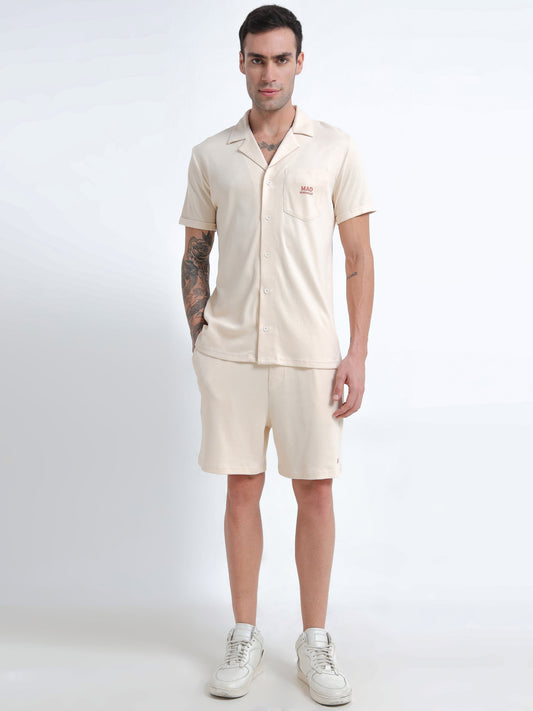 Organic Cotton Cuban Collar Men’s Co-ord Set