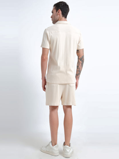 Organic Cotton Cuban Collar Men’s Co-ord Set