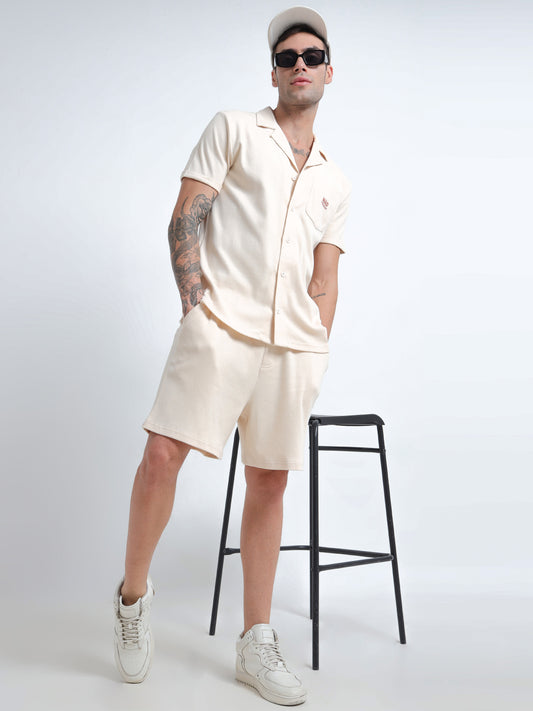 Organic Cotton Cuban Collar Men’s Co-ord Set
