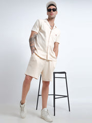 Organic Cotton Cuban Collar Men’s Co-ord Set