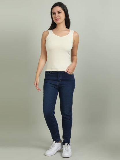 Wide Strap Cotton Camisole Top for Women | Lounge Wear