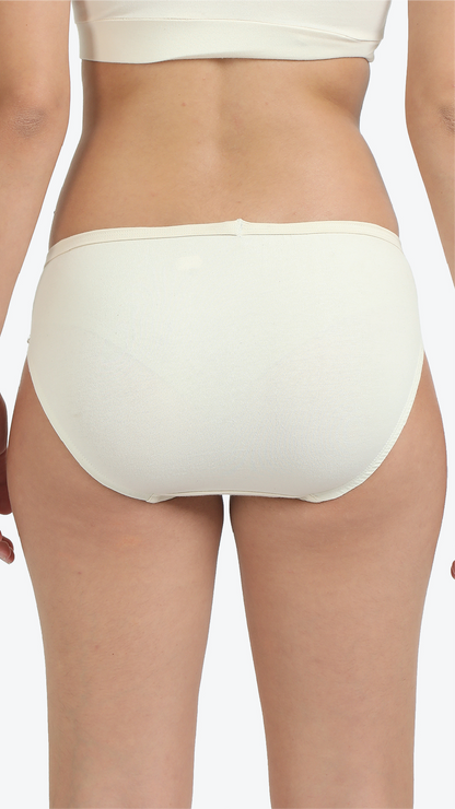 Cotton Mid Waist Panties | Zero Chemical