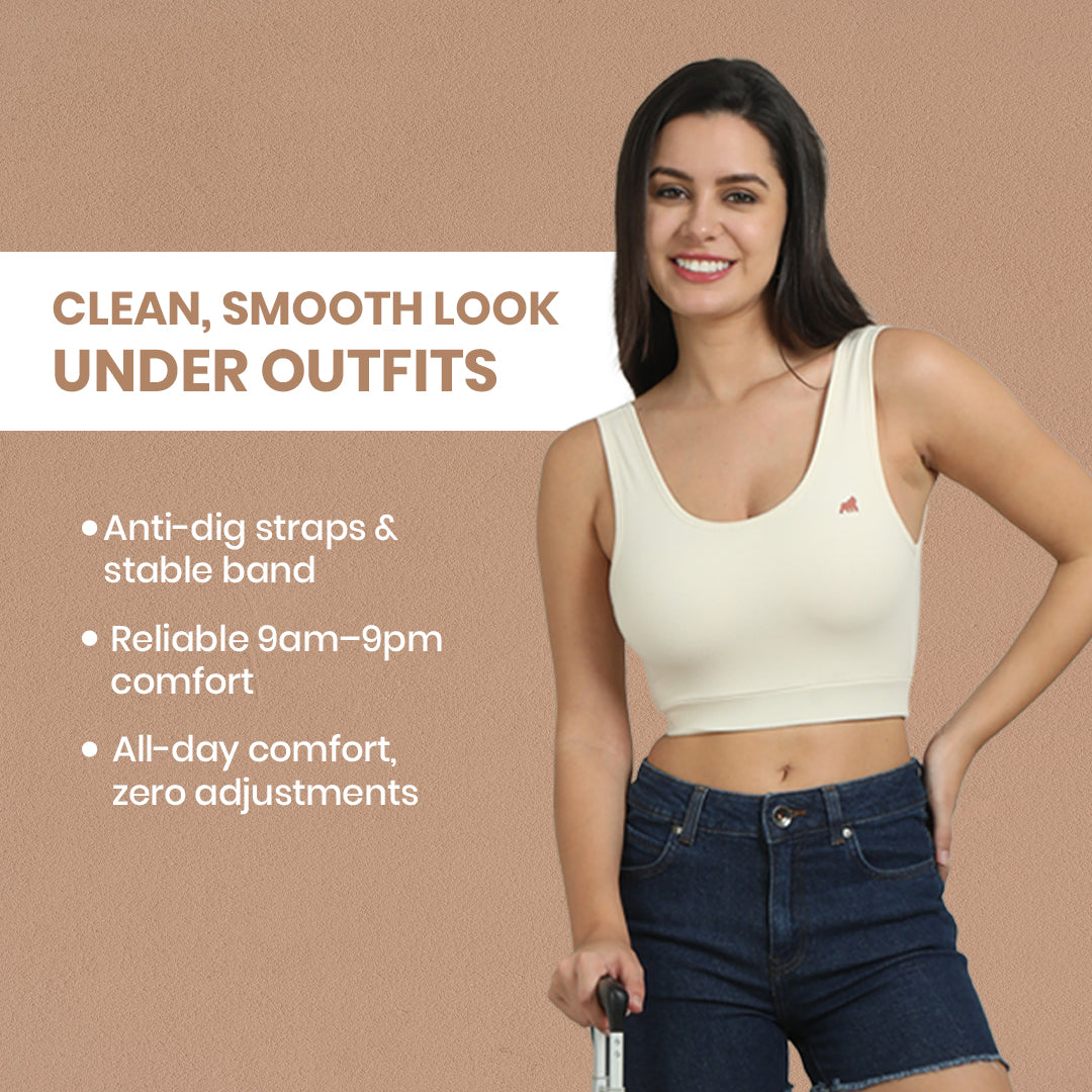 Essential Everyday Bra – Feather-Light Comfort | Organic Cotton | All-Day Ease