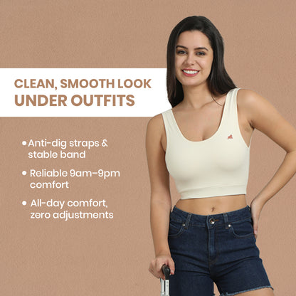 Essential Everyday Bra – Feather-Light Comfort | Organic Cotton | All-Day Ease