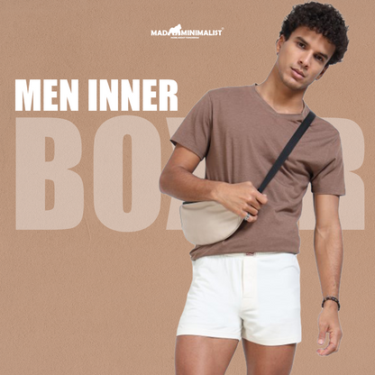 Men’s Inner Boxer – Soft Organic Cotton For All-Day Comfort - MadMinimalist