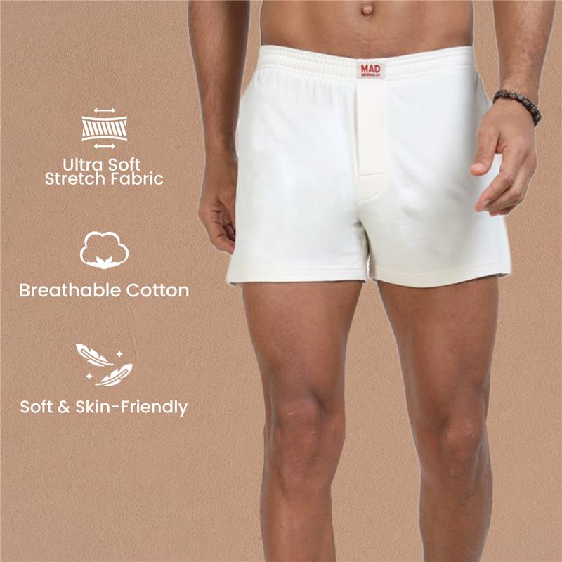 Men's Boxer Inner Men’s Inner Boxer – Soft Organic Cotton For All-Day Comfort – MadMinimalist