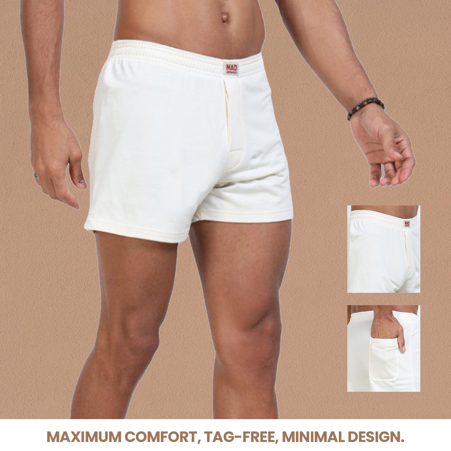 Men’s Inner Boxer – Soft Organic Cotton For All-Day Comfort - MadMinimalist