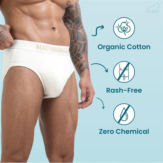 Organic Cotton Bikini Brief – Sleek Fit | Chemical-Free