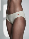 Organic Cotton Mid-Waist Panties for Women | Undyed, Full Coverage