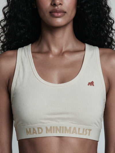 Organic Cotton Sports Bra for Women | Breathable, Medium Support