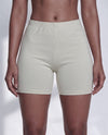 Organic Cotton Cycling Shorts for Women | Undyed, No-Chafe