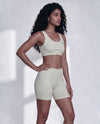 Organic Cotton Cycling Shorts for Women | Undyed, No-Chafe