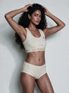 Organic Cotton Sports Bra for Women | Breathable, Medium Support