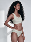 Organic Cotton Hipster Panties for Women | Undyed, Rash-Free