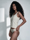 Organic Cotton Mid-Waist Panties for Women | Undyed, Full Coverage