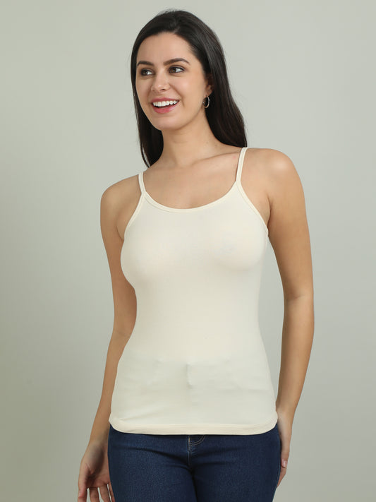 Soft Cotton Thin Strap Camisole for Women | Sleepwear