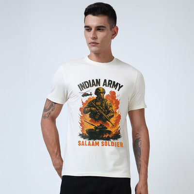 Indian Army - 1 Men’s Round Neck T-Shirt