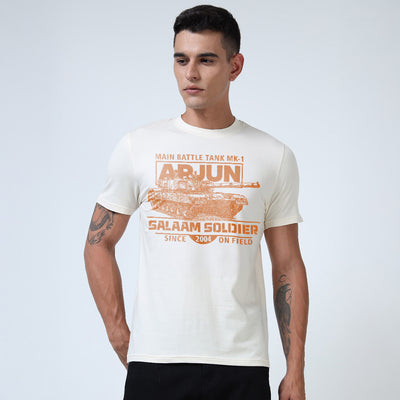 Main Battle Tank MK-1 Men Round Neck T-Shirt