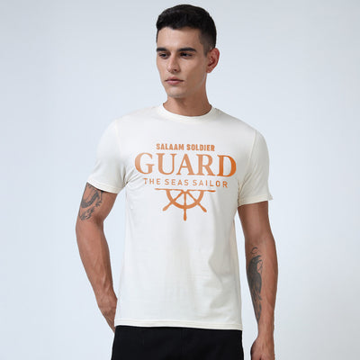 Guard The Sea Sailor - Men Round Neck T-Shirt
