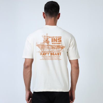 Navy Beast - Oversized T-Shirt
