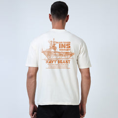 Navy Beast - Oversized T-Shirt