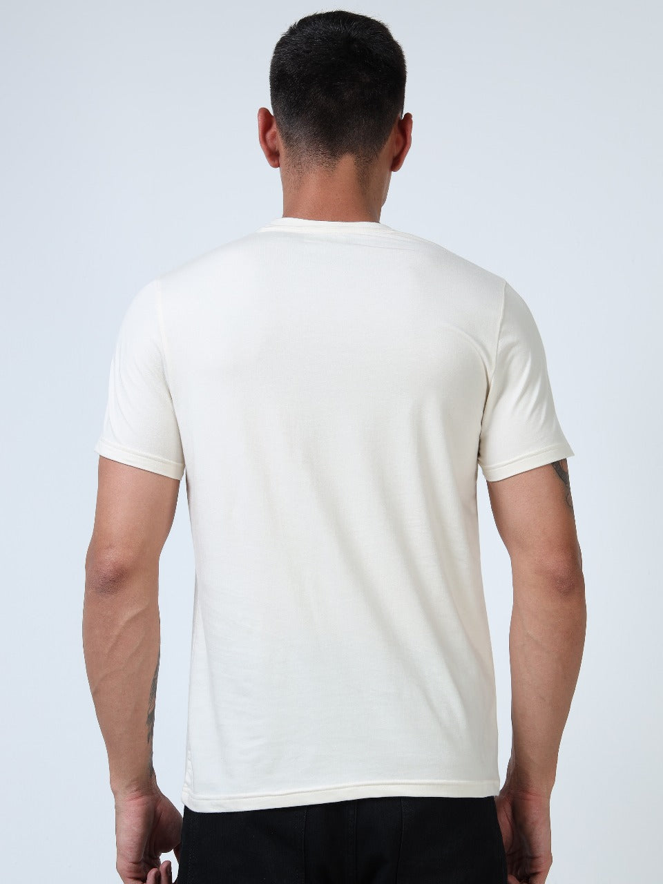 Men’s Round Neck Tee – Organic Cotton | Salam Soldiers Edition