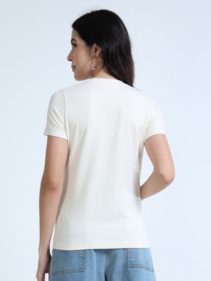 Women’s Round Neck Tee – Soft Organic Cotton | Salam Soldiers Edition