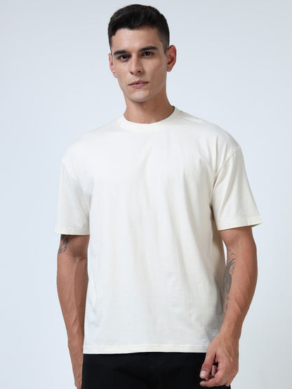 Men’s Oversized Round Neck Tee – Relaxed Organic Cotton | Salam Soldiers Edition