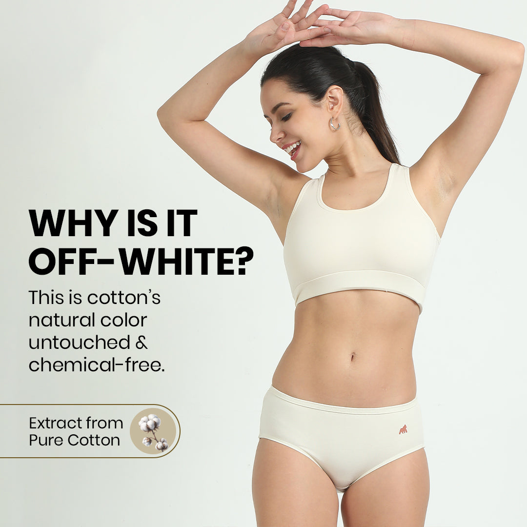 Cotton Mid Waist Panties – Pure Comfort | Zero Chemical