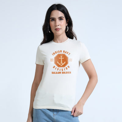 Indian Navy Division - Women’s Round Neck T-Shirt